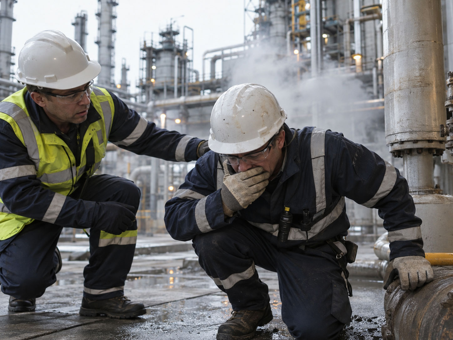 Emergencia industrial Asistencia a los trabajadores
