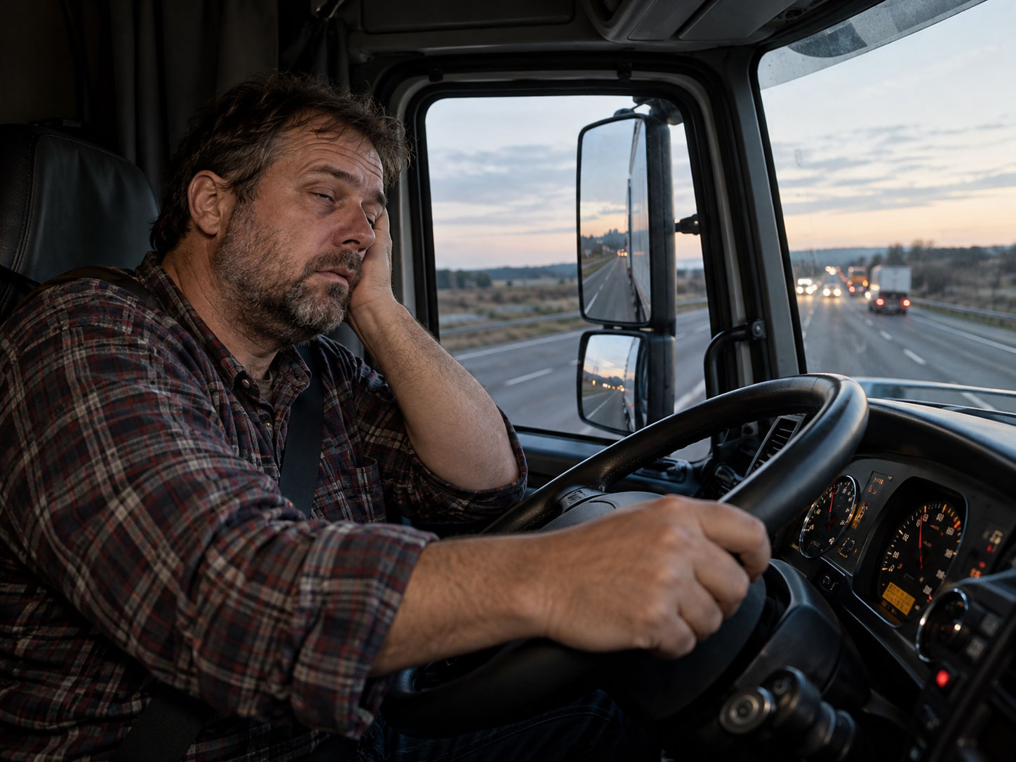 Apnea del sueño entre los conductores de camiones comerciales