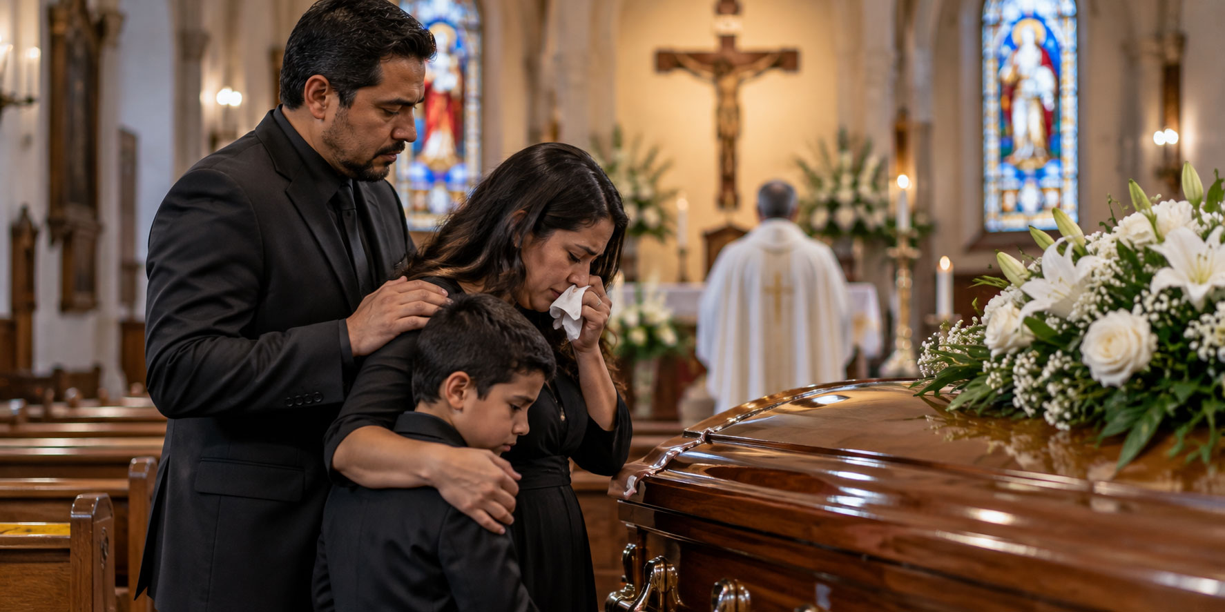 Despedida solemne en la iglesia