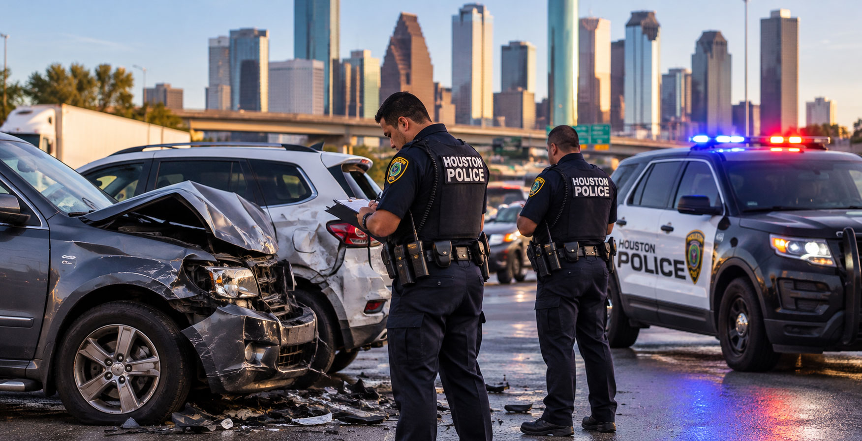 Investigación de accidentes automovilísticos por parte de la policía