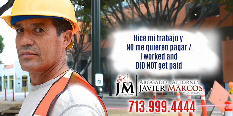 Construccion Liens | Abogado Javier Marcos | 713.999.4444