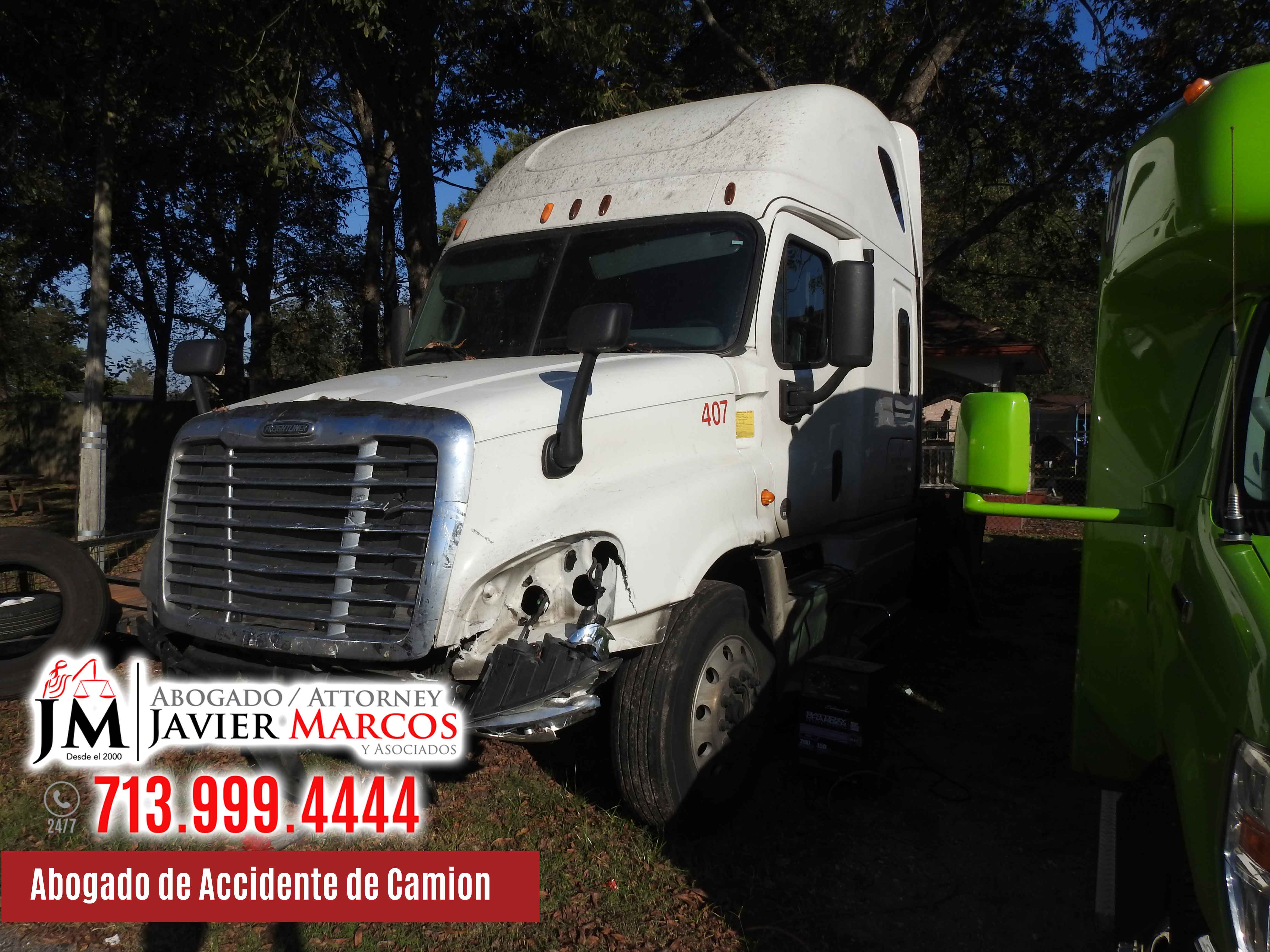 Abogado de Accidente de Camion | Abogado Javier Marcos | 713.999.4444