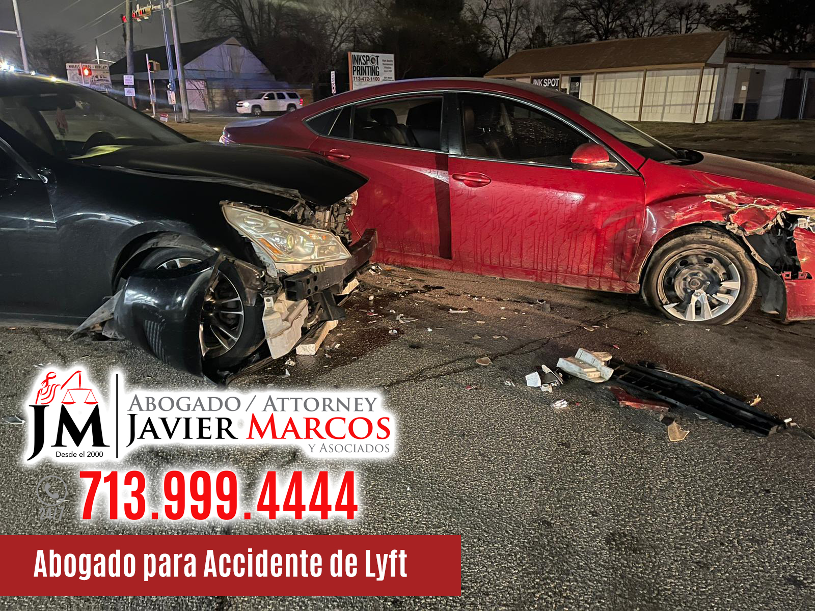 Abogado para Accidente de Lyft | Abogado Javier Marcos | 713.999.4444