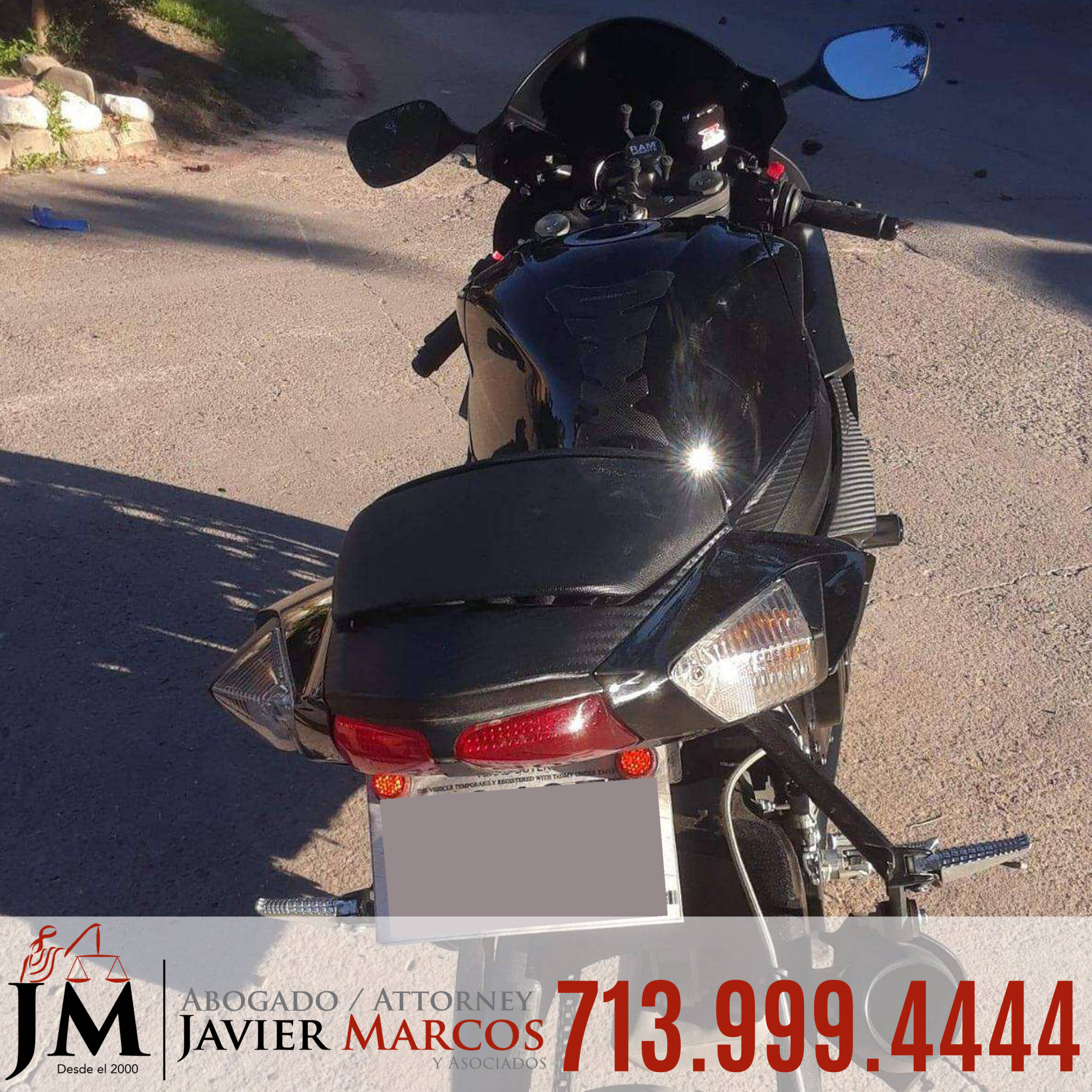 Conducir una motocicleta | Abogado Javier Marcos | 713.999.4444