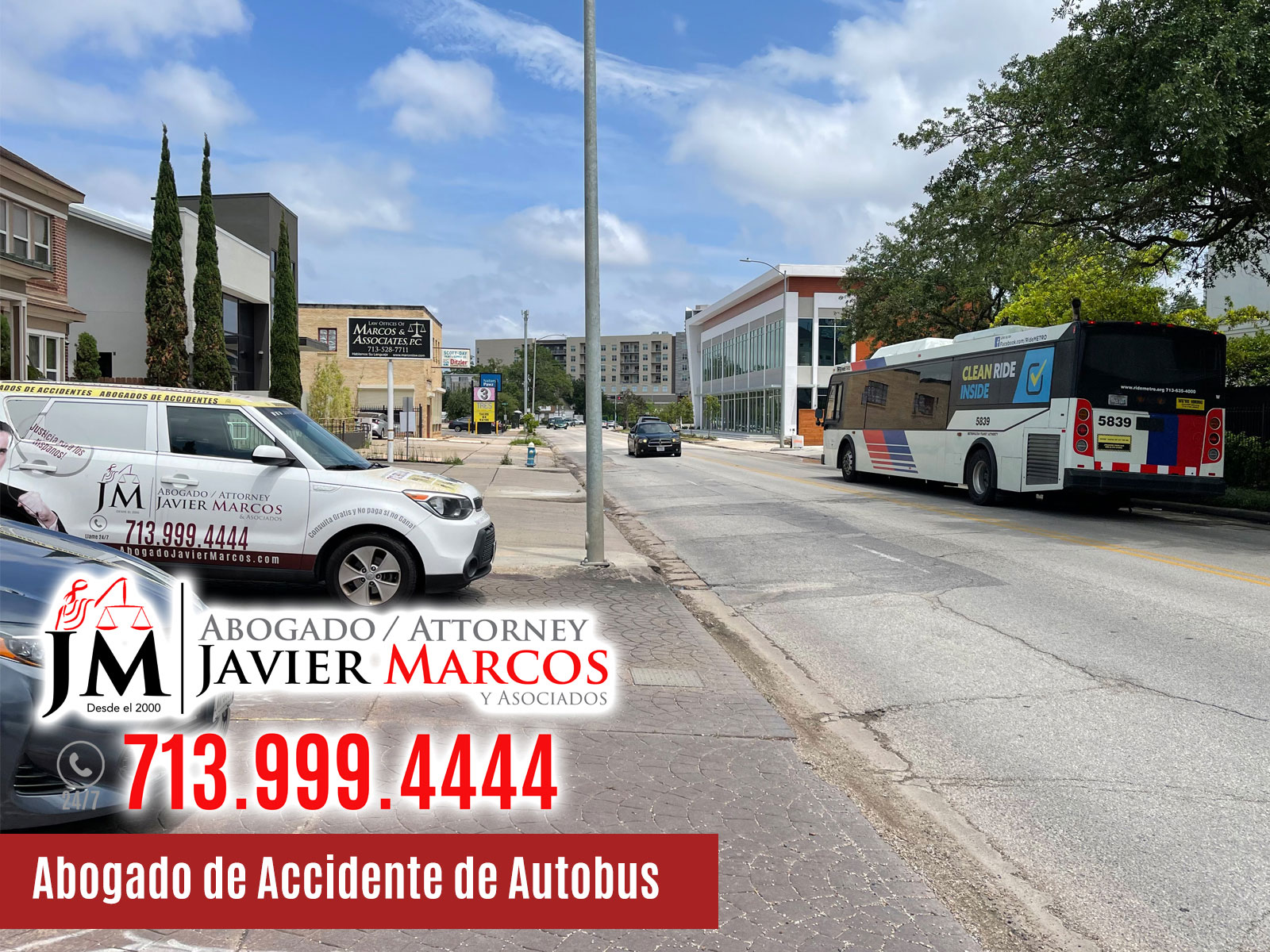 Abogado de Accidente de Autobus | Abogado Javier Marcos | 713.999.4444