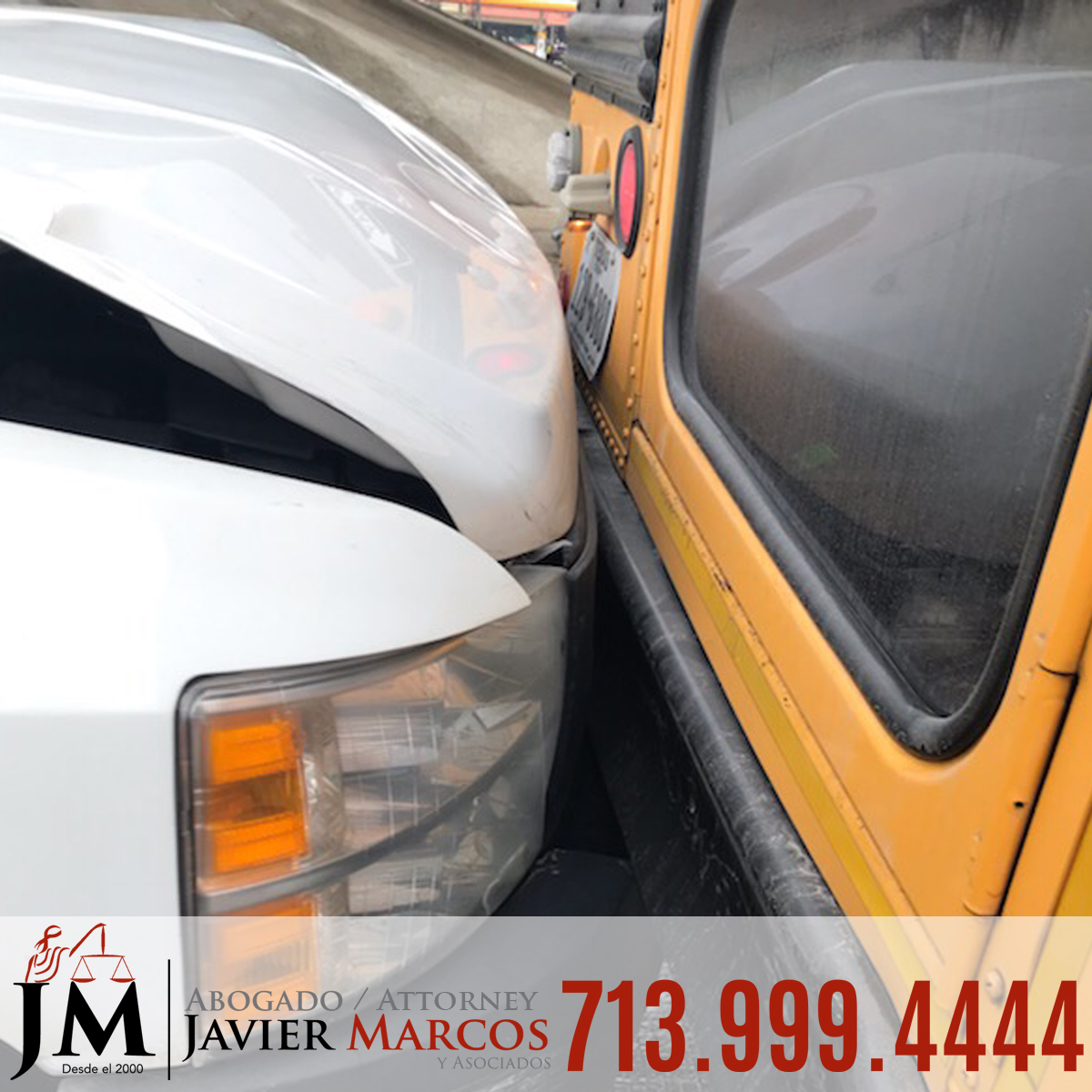 Abogado de Accidente de Autobus Escolar | Abogado Javier Marcos | 713.999.4444