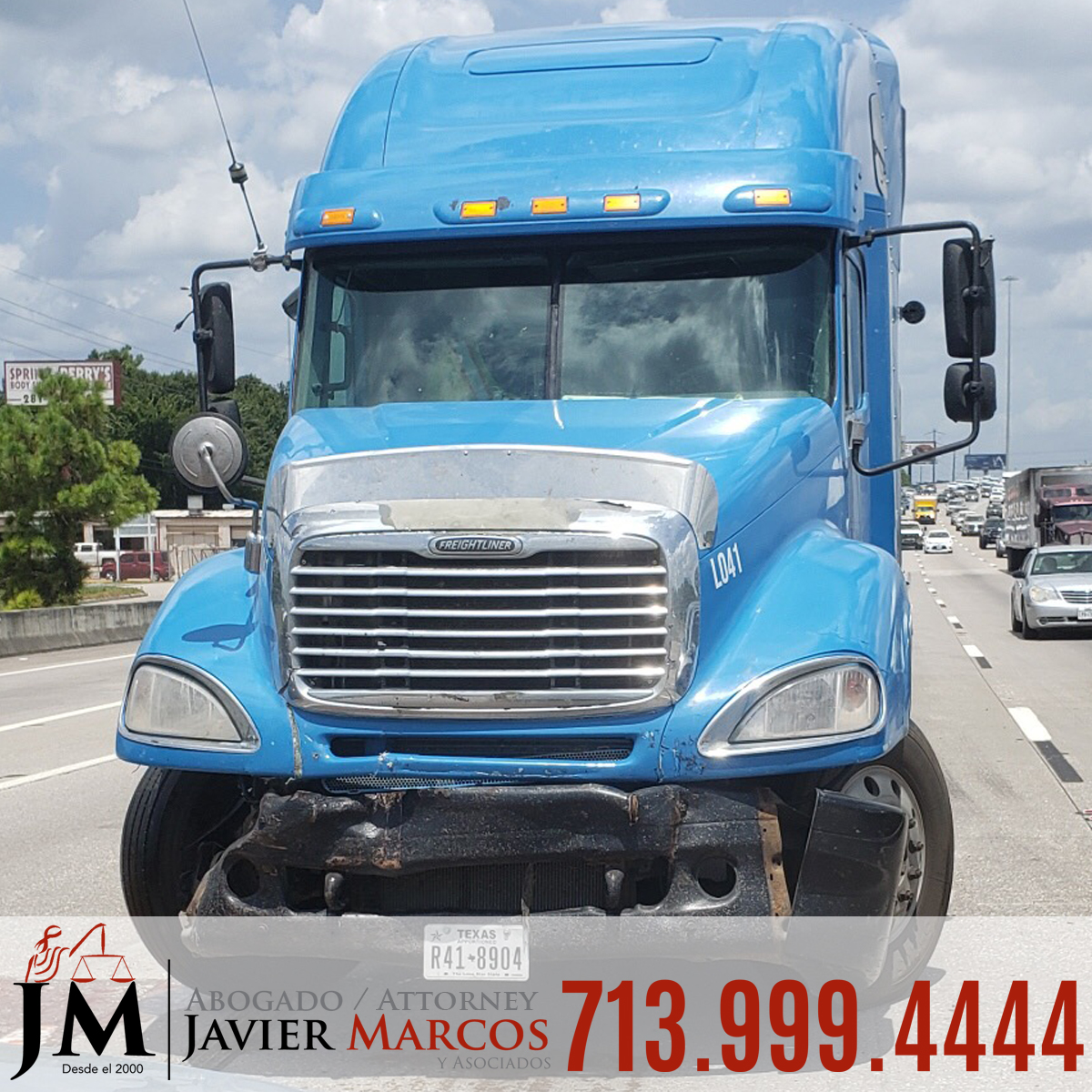 Abogado de Trailer | Abogado Javier Marcos | 713.999.4444