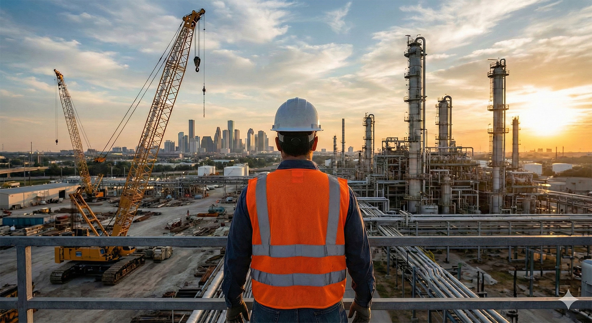 Accidentes en sitios de construcción y refinerías: Cómo obtener compensación por negligencia laboral en Texas.